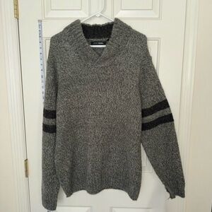 John Henry Men’s sweater, gray, size XL